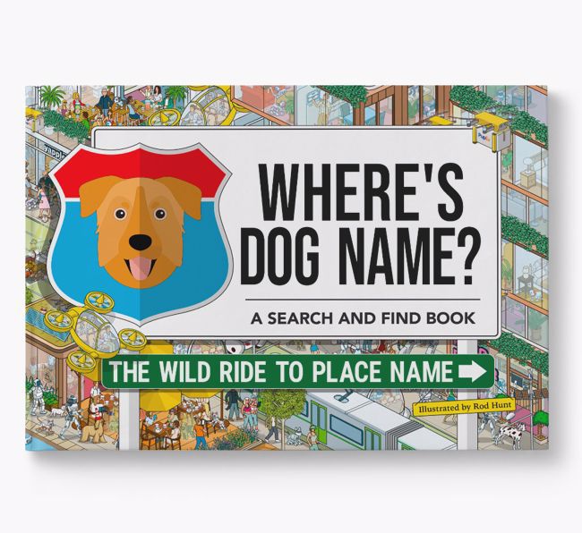 Personalised Dog Book - Where's Your Dog - Wild Ride